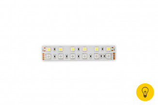Лента светодиодная стандарт 5050, 120 LED/м, 28,8 Вт/м, 24В , IP20, Цвет: RGB + холодный белый