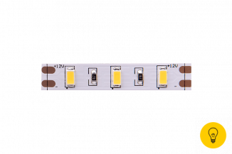Лента со скотчем 3М светодиодная стандарт 5630, 60 LED/м, 12 Вт/м, 12В , IP20, Цвет: Теплый белый