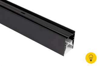 Подвесной/накладной алюминиевый профиль L.5570-B, черный