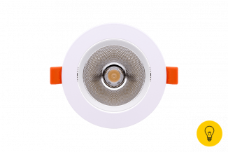 Светильник светодиодный потолочный встраиваемый наклонный, серия DL-KZ, Белый, 12Вт, IP20, Нейтральный белый (4000К)