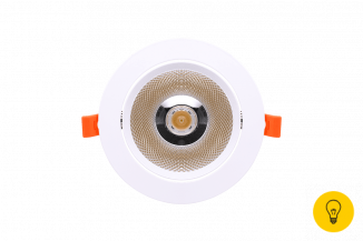 Светильник светодиодный потолочный встраиваемый наклонный, серия DL-KZ, Белый, 18Вт, IP20, Нейтральный белый (4000К)