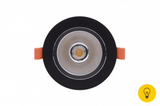 Светильник светодиодный потолочный встраиваемый наклонный, серия DL-KZ, Черный, 12Вт, IP20, Нейтральный белый (4000К)