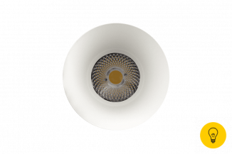 Светильник светодиодный потолочный встраиваемый , серия LK-TRE, Белый, 12Вт, IP44, Теплый белый (3000К)