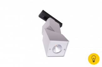 Трековый  LED светильник  квадратный  белый 10Вт 3000К LDT-SQWT-10W-WW (LD-3023)