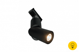 Трековый  LED светильник круглый черный 10 Вт 3000К LDT-RBL-10W-WW (LD-3025)