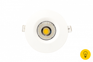 LC1431R-7W-W Встраиваемый светильник мат белый 3000K 7W (SIMPLE1-7W-W-WW)