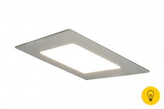 Светильник светодиодный потолочный встраиваемый PL, Белый, Пластик + алюминий, Нейтральный белый (4000-4500K), 6Вт, IP20