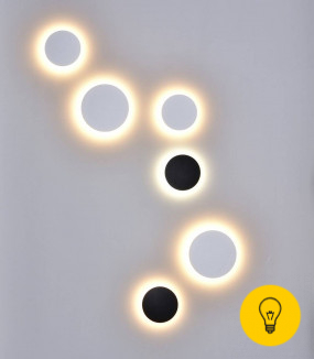 Настенный светильник CIRCUS, Белый, 9Вт, 4000K, IP54, GW-8663L-9-WH-NW