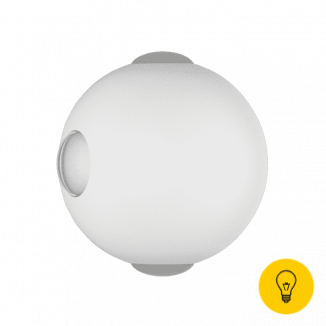 Настенный светильник SFERA-DBL, Белый, 4Вт, 3000K, IP54, GW-A161-4-4-WH-WW