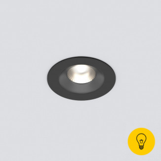 Встраиваемый светодиодный влагозащищенный светильник IP54 35126/U черный