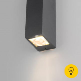 Уличный настенный светодиодный светильник Blaze LED IP54 35136/W серый