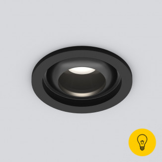 Встраиваемый точечный светодиодный светильник 25022/LED 5W 4200K BK черный