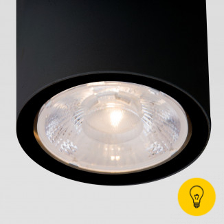 Накладной светодиодный влагозащищенный светильник IP65 35131/H черный