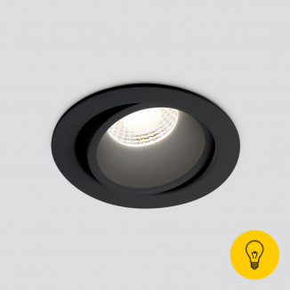 Встраиваемый точечный светодиодный светильник 15267/LED 7W 4200K черный