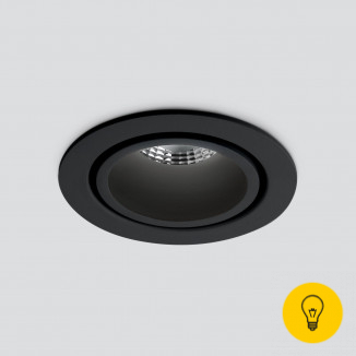 Встраиваемый точечный светодиодный светильник 15267/LED 7W 4200K черный