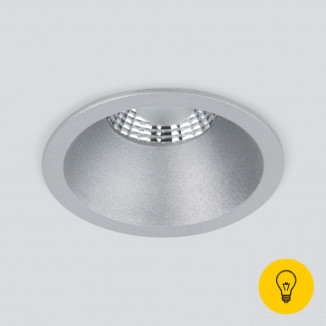Встраиваемый точечный светодиодный светильник 15266/LED 7W 4200K серебро