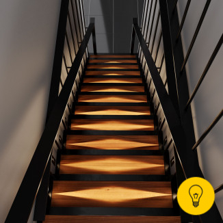Подсветка для лестниц 40108/LED черный
