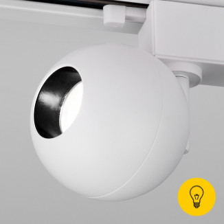 Трековый светодиодный светильник для однофазного шинопровода Ball Белый 8W 4200K LTB76