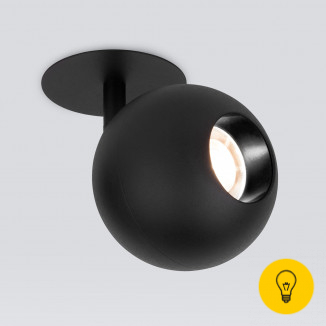 Встраиваемый светодиодный светильник черный 9926 LED