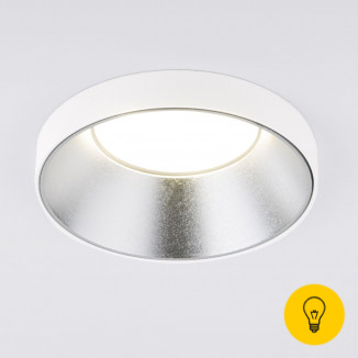 Встраиваемый точечный светильник 112 MR16 серебро/белый