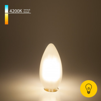 Филаментная светодиодная лампа Свеча" C35 9W 4200K E14 BLE1427"