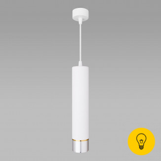 DLN107 GU10 / Подвесной светильник белый/серебро