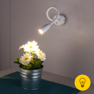 Настенный светодиодный светильник с гибким корпусом BAND LED MRL LED 1020 белый