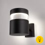 Уличный настенный светодиодный светильник IP54 1530 TECHNO LED  черный