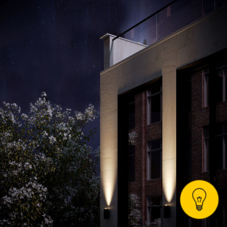 Светильник садово-парковый со светодиодами Column LED 35138/U черный