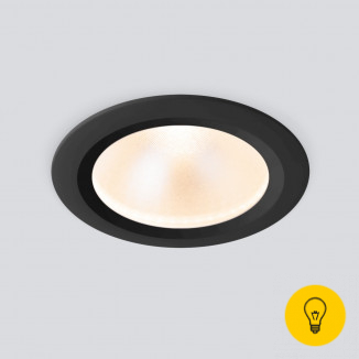 Встраиваемый светодиодный влагозащищенный светильник IP54 35128/U черный