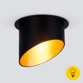 Встраиваемый точечный светильник 7005 MR16 BK/GD черный/золото