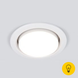 Точечный светильник 1035 GX53 WH белый