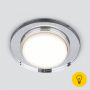 Точечный светильник 8061 GX53 SL  зеркальный/серебро