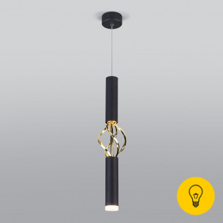 Подвесной светильник 50191/1 LED черный / золото