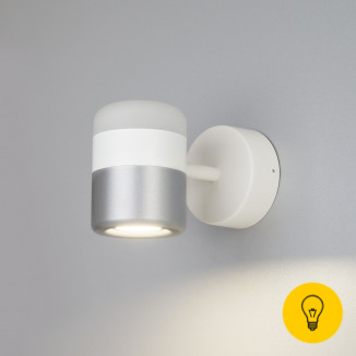 Настенный светильник 20165/1 LED белый / серебро