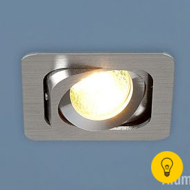 Алюминиевый точечный светильник 1021/1 MR16 CH хром