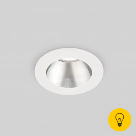 Встраиваемый точечный светодиодный светильник 25023/LED 7W 4200K WH/SL белый/серебро
