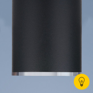 Накладной акцентный светильник DLN101 GU10 BK черный