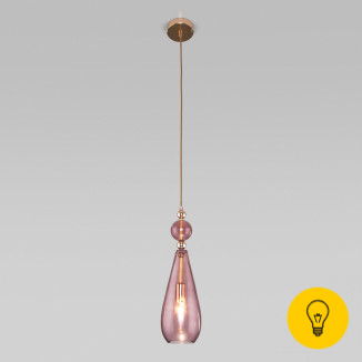 Подвесной светильник с плафоном 50202/1 пурпурный