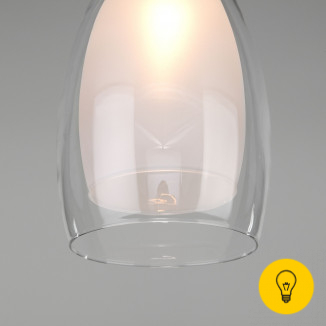 Подвесной светильник с плафоном 50085/1 хром