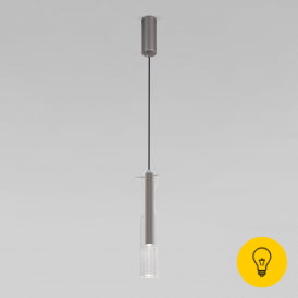Подвесной светильник LED со стеклянным плафоном 50254/1 LED графит