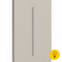 Bticino LIVING NOW. Лицевая панель для выключателей рольставень (вертикальное размещение) 1М.Цвет Песочный.
