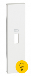 Bticino LIVING NOW. Лицевая панель для зарядных устройств USB 1 модуль.Цвет Белый.